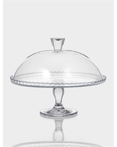 Блюдо для торта Pasabahce PATISSERIE, с крышкой, стекло, прозрачное