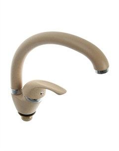 Смеситель для кухни Accoona A84043E, однорычажный, силумин, бежевый