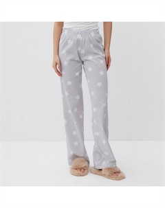 Брюки прямые домашние женские Star, размер 48-50, серые Kaftan