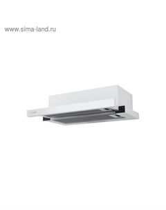 Вытяжка Lex HUBBLE 500, встраиваемая, 650 м3/ч, 2 скорости, 50 см, белая