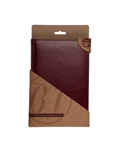 Ежедневник недатированный А5+, 136 листов SIDNEY NEBRASKA, твёрдая обложка, искусственная кожа, ляссе, золотой обрез, блок 70 г/м2, бордовый Альт