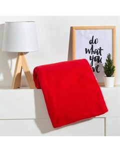 Плед флисовый «», 75×100 см, красный, 160 г/м² Экономь и я