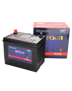 Автомобильный аккумулятор OURSUN JIS MF 95D26L, 80 Ah, 680 A, 259x172x222, обратная полярность Oursun