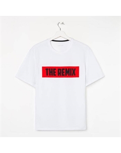 Футболка детская : The remix, белая, размер 30, рост 98-104 см Kaftan