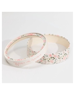 Коробка для макарун, кондитерская упаковка тубус с окном, «Цвети от счастья» 20×20×5 см Дарите счастье