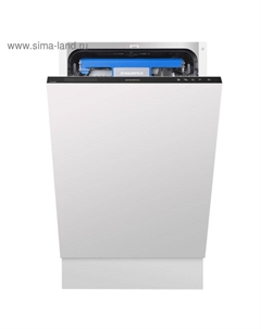 Посудомоечная машина Maunfeld MLP-08IM, класс А++, 10 комплектов, 8 программ, белая