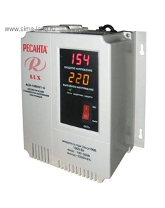 Стабилизатор напряжения АСН-1000Н/1-Ц электронный, однофазный, серый Ресанта