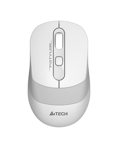 Мышь A4Tech Fstyler FG10S белый/серый оптическая (2000dpi) silent беспроводная USB для ноут  102944 A4tech