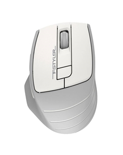 Мышь A4Tech Fstyler FG30S белый/серый оптическая (2000dpi) silent беспроводная USB (6but) A4tech