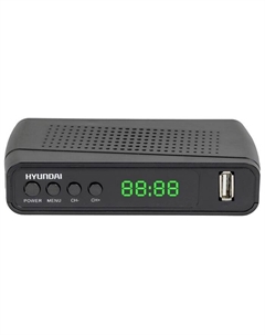 Ресивер DVB-T2 Hyundai H-DVB520 + WiFi-адаптер черный