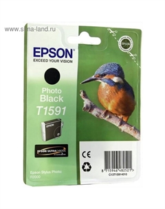 Картридж струйный Epson C13T15914010 фото черный для Epson St Ph R2000