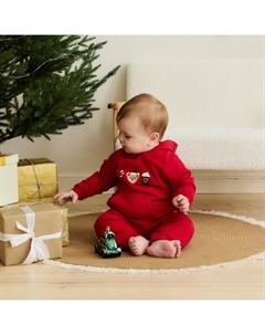 Комплект (худи и брюки) «. Новогодние медвежата», рост 92-98 см Крошка я