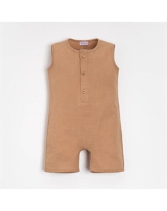 Комбинезон детский без рукавов цвет бежевый, рост 86-92 см Minaku