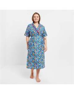 Халат женский «Запашной», цвет зелёный/синий МИКС, размер 52 Tlg