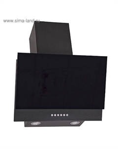 Вытяжка Elikor «Рубин» S4 50П-700-Э4 Г, наклонная, 700 м3/ч, 4 скорости, чёрная