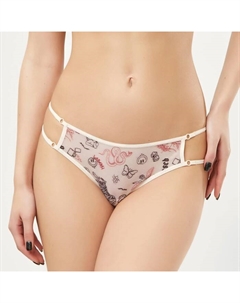 Трусы бразильяна сетка женские, бежевые, размер 48 Mark formelle