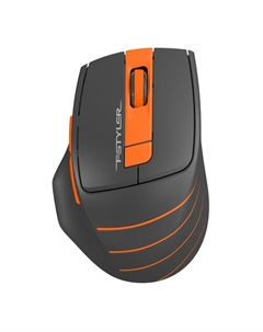 Мышь A4Tech Fstyler FG30S серый/оранжевый оптическая (2000dpi) silent беспроводная USB (6bu  102944 A4tech