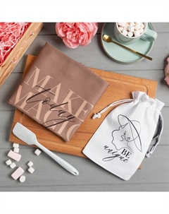 Набор подарочный Make Magic: полотенце 40×73 см, лопатка Этель