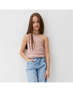 Майка-топ для девочки : Basic Line KIDS, цвет пудровый, рост 146 см Minaku