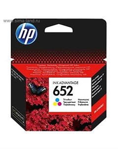 Картридж струйный HP 652 F6V24AE многоцветный для HP DJ IA 1115/2135/3635/4535/3835/4675 (200стр.) Hp