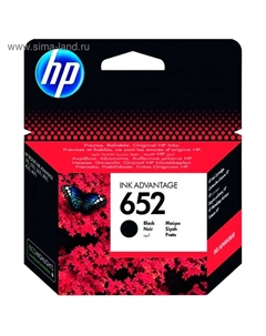 Картридж струйный HP 652 F6V25AE черный для HP DJ IA 1115/2135/3635/4535/3835/4675 (360стр.)  17249 Hp