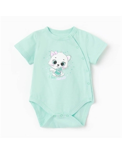 Боди детское, цвет мятный, рост 68 Luneva