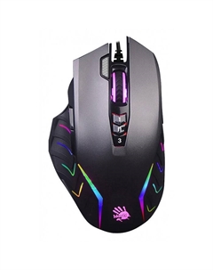 Мышь A4Tech Bloody J95s, игровая, проводная, оптическая, 8000 dpi, USB, чёрная A4tech