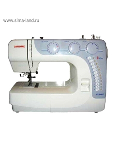 Швейная машина Janome EL546S, 24 опер, обметочная, эластичная, потайная строчка, белый