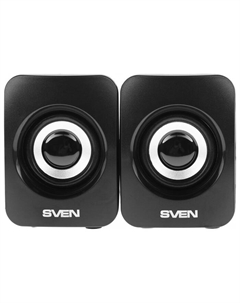 Колонки Sven 130 2.0 черный 6Вт портативные