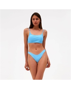 Плавки купальные женские бикини, цвет голубой, размер 44 Minaku