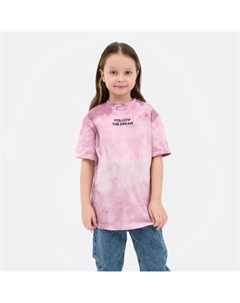 Футболка детская Dream, размер 34 (122-128 см), лиловый Kaftan