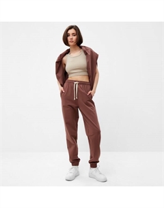 Костюм женский (джемпер, брюки) : Casual Collection, размер 46, шоколадный Minaku