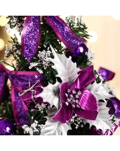 Искусственная ёлка настольная «. Праздничная», 15×29 см, ПВХ ветки отгибаются Зимнее волшебство