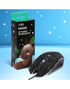 Мышь LuazON MB-2.9 (NY), игровая, оптическая, подсветка, покрытие soft-touch, 1.35 м Luazon home