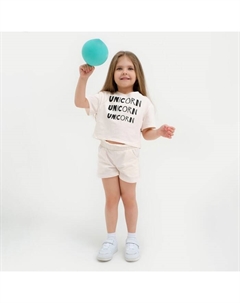 Шорты для девочки с рюшей «Unicorn», размер 28 (86-92) Kaftan