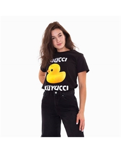 Футболка женская «GUCCI XUYUCCI», цвет чёрный, размер 54 Tusi