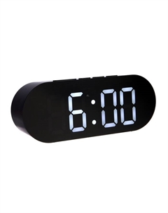 Часы-будильник SA-8518, электронные, будильник, радио, 3хААА, чёрные Сакура