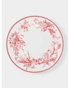 Тарелка «Райские ландыши», d=24 см, белая Дулевский фарфор