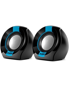 Колонки Sven 150 2.0 черный/синий 5Вт