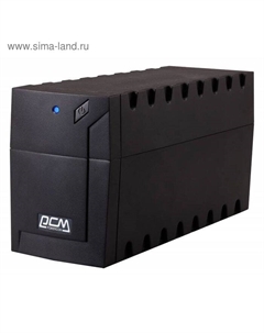Источник бесперебойного питания Raptor RPT-1000A, 600 Вт, 1000 ВА, чёрный Powercom