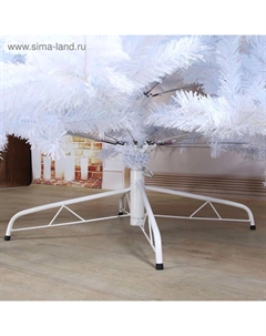 Искусственная ёлка белая «. Элит», 240 см, d нижнего яруса 160 см, 1798 смешанных веток шарнирные Зимнее волшебство