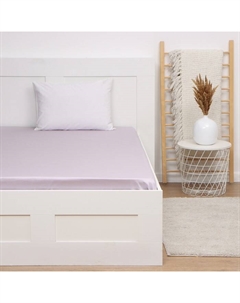 Простыня евро «» Lilac field, 220×240 см, мако-сатин, хлопок 100% Этель