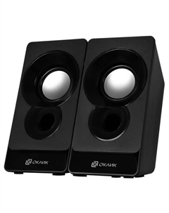 Колонки Оклик OK-165 2.0 черный 6Вт Oklick