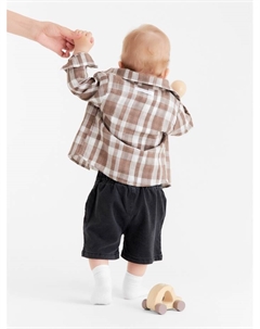 Шорты, рост 74-80 см, серые Крошка я