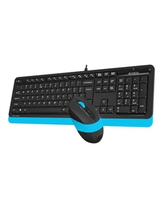 Комплект клавиатура и мышь A4Tech Fstyler F1010, проводной, мембранный,1600 dpi, USB, чёрный  91662 A4tech