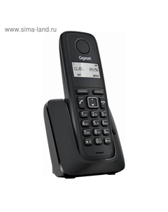 Радиотелефон Dect Gigaset A116 чёрный, АОН