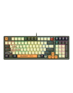 Клавиатура A4Tech Bloody S98 Aviator механическая зеленый USB for gamer LED (S98 AVIATOR) A4tech