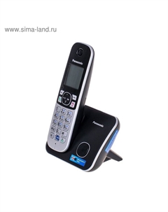 Радиотелефон Dect Panasonic KX-TG6811RUB чёрный, АОН