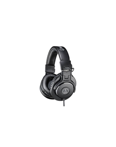 Наушники мониторные Audio-Technica ATH-M30, проводные, 3 м, оголовье, чёрные (15116965) Audio-technica