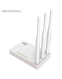 WI-FI роутер беспроводной Netis WF2409E, 300 Мбит/с, 4 порта 100 Мбит/с, белый